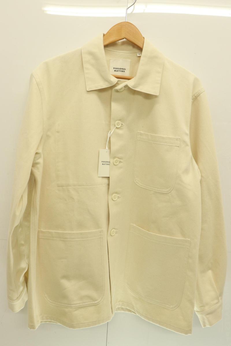Rakuten - 【中古】 PERSONAL MATTERS メンズブルゾン 2 ORGANIC COTTON DRILL CHORE JACKET PERSONAL MATTERS 2 アイボリー