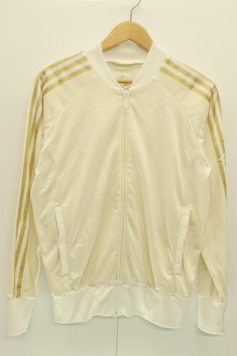 【中古】 adidas メンズジャージ トラックジャケット M ジャージ トラックジャケット adidas M ベージュ 肌色 金 ゴールド