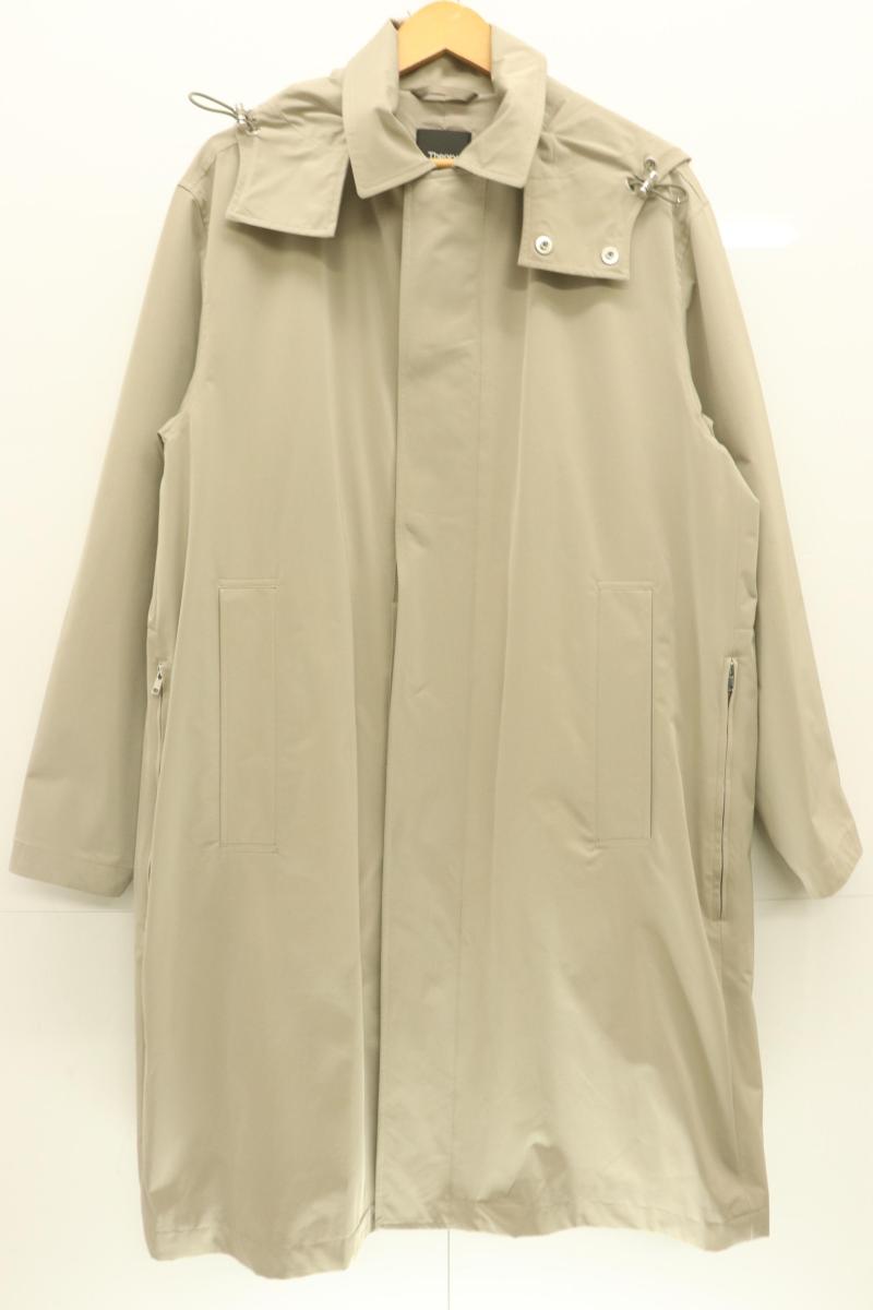 Rakuten - 【中古】 theory メンズコート S ナイロン コート theory S ベージュ 肌色 無地