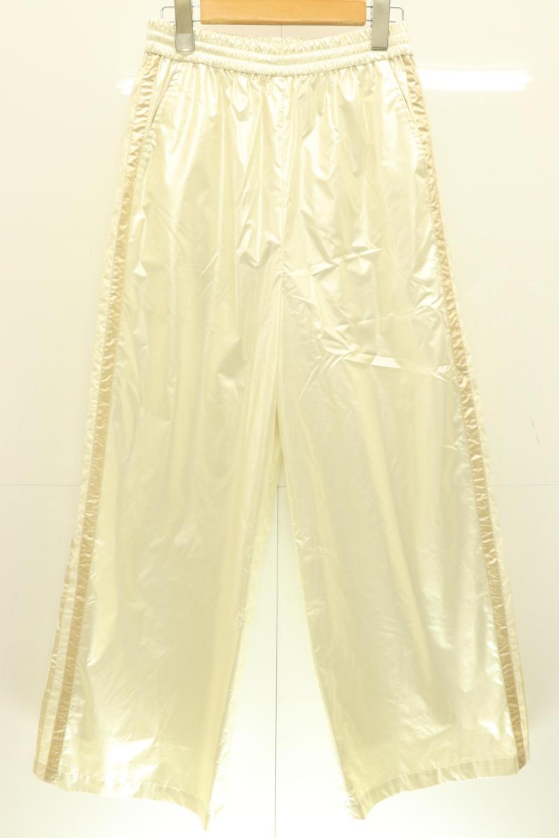 Rakuten - 【中古】 JOSE MOON レディースパンツ F SHINY TRACK PANTS JOSE MOON F アイボリー ロゴ
