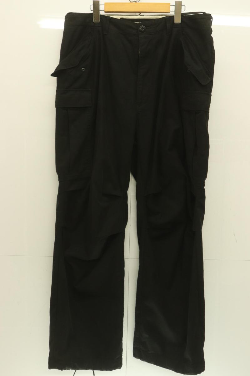 Rakuten - 【中古】 WAIPER メンズカーゴパンツ L M-65 カーゴパンツ WAIPER L 黒 ブラック 無地