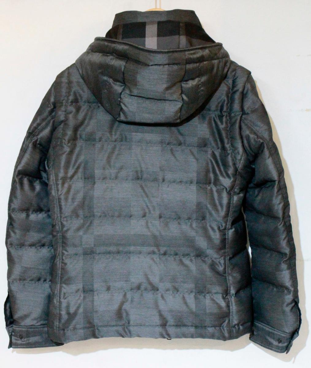 【中古】 BLACK LABEL CRESTBRIDGE メンズダウンジャケット M BLACK LABEL CRESTBRIDGE/2way/ダウンジャケット/M/グレー 灰/シャドーチェック/51F08-807-06