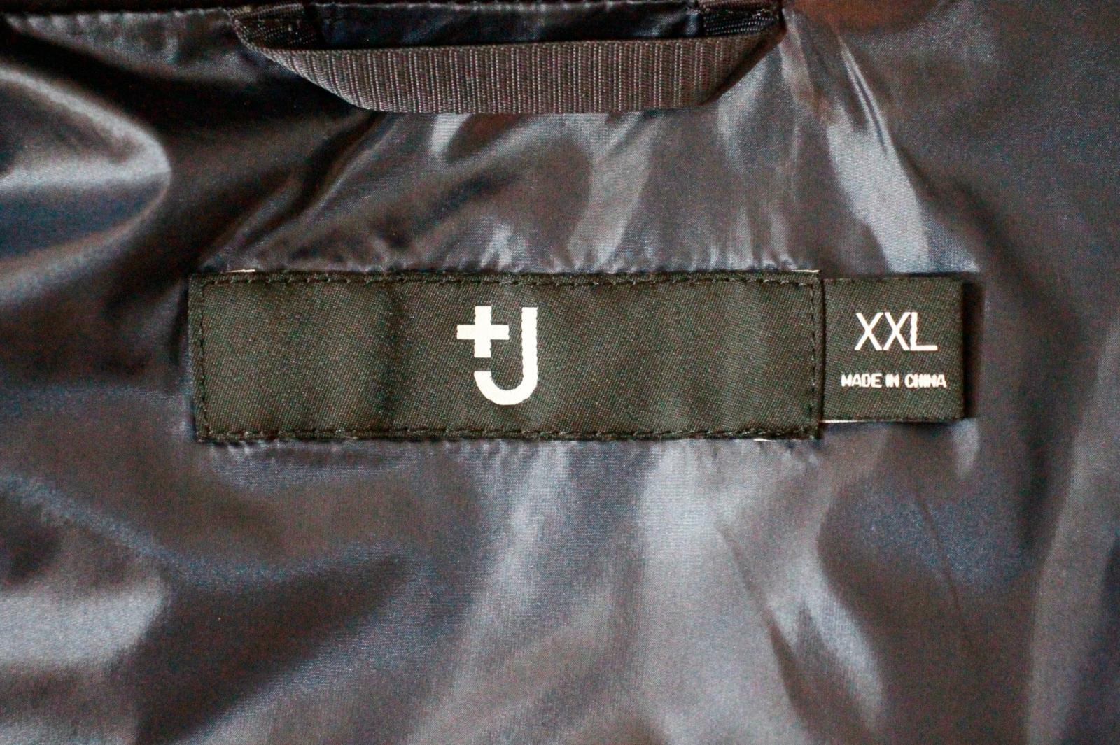 【中古】 UNIQLO +J メンズダウンジャケット XXL UNIQLO +J/ダウンジャケット/XXL/黒 ブラック/カーキ/311-445767(14-08)
