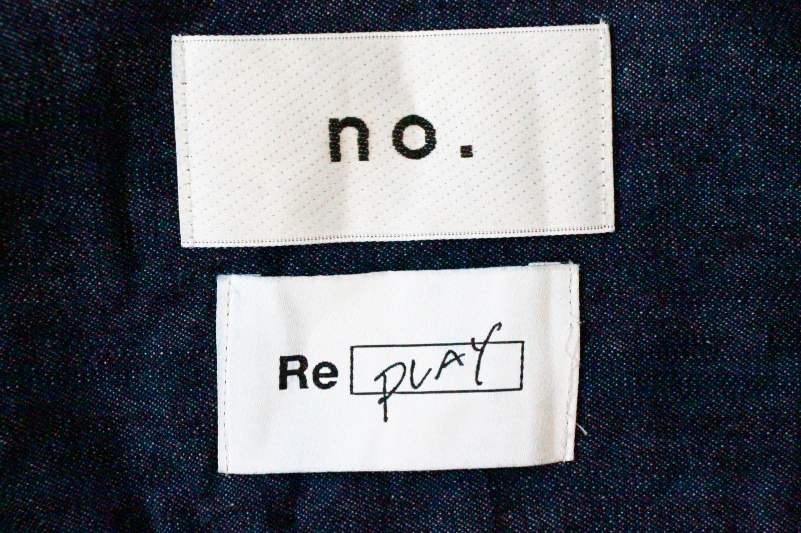 【中古】 -- メンズ長袖シャツ 2 no.×REPLAY/長袖シャツ/2/インディゴブルー 藍/22-FW-NRP-SH-01