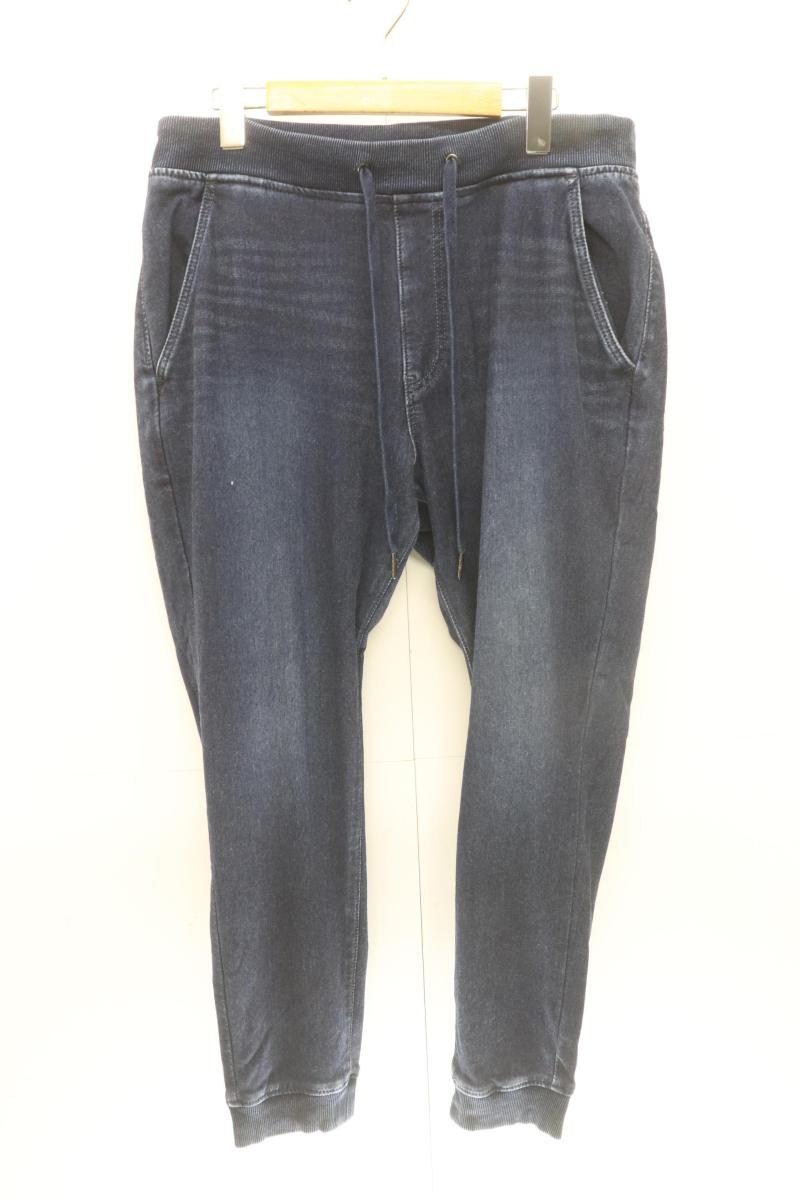 【中古】 EDWIN メンズスウェットパンツ XL スウェットパンツ EDWIN XL インディゴブルー 藍 無地