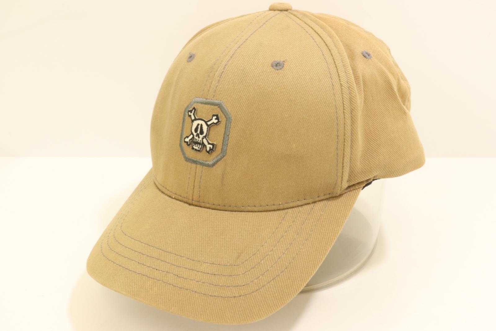 【中古】 STUSSY メンズキャップ S スカル キャップ STUSSY hats S ベージュ 肌色 刺繍