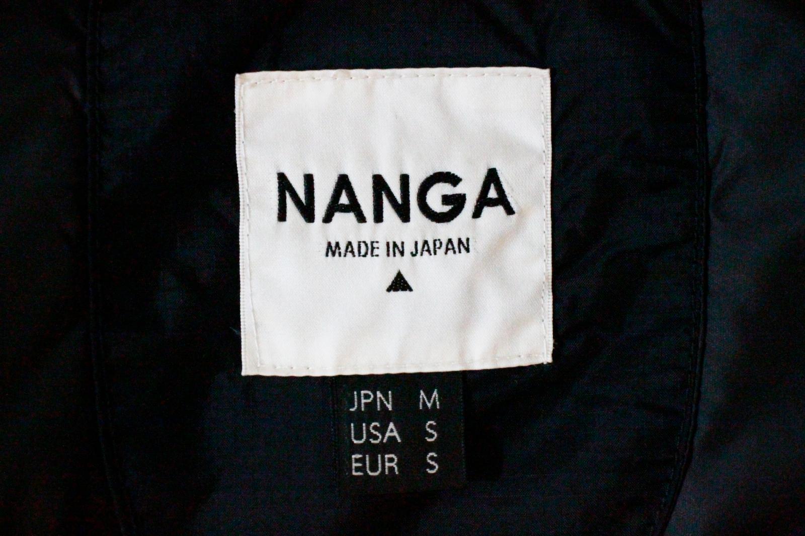 【中古】 NANGA メンズダウンジャケット M NANGA/ダウンジャケット/M/黒 ブラック