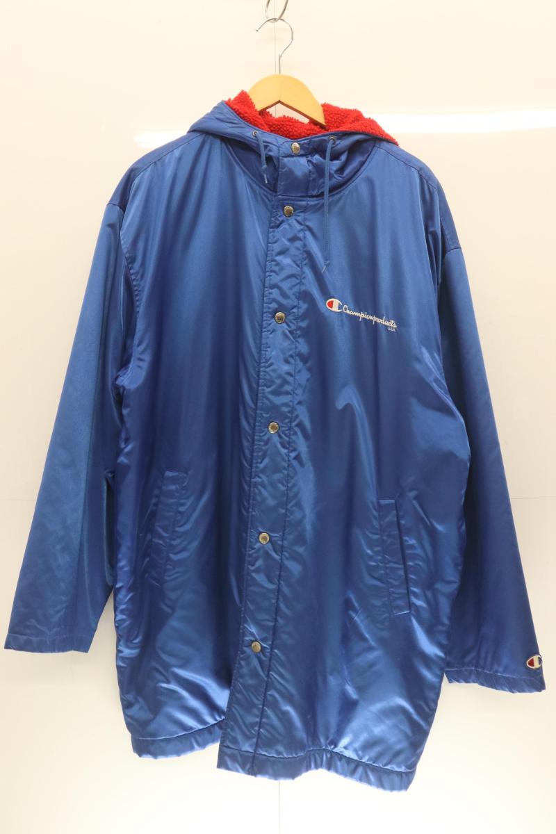 Rakuten - 【中古】 NIKE メンズコート XL ベンチコート NIKE XL 青 ブルー バックプリント