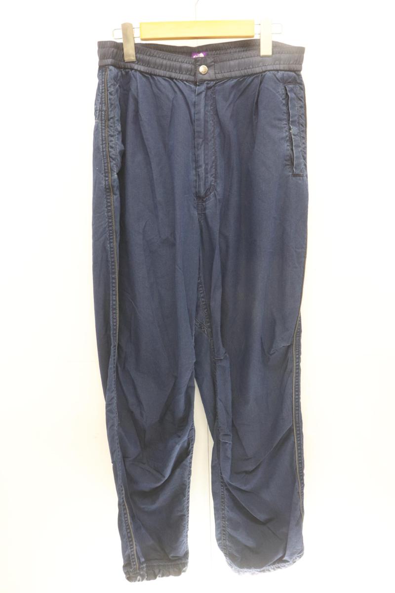 【中古】 THE NORTH FACE PURPLE LABEL メンズクライミングパンツ 32 Indigo Field Track Pant THE NORTH FACE PURPLE LABEL 32 インディゴブルー 藍 無地