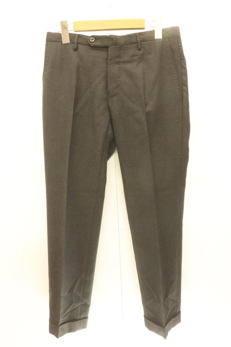 Rakuten - 【中古】 INCOTEX メンズパンツ 44 SLIM Fit ウール テーパードパンツ INCOTEX 44 グレー 灰 無地