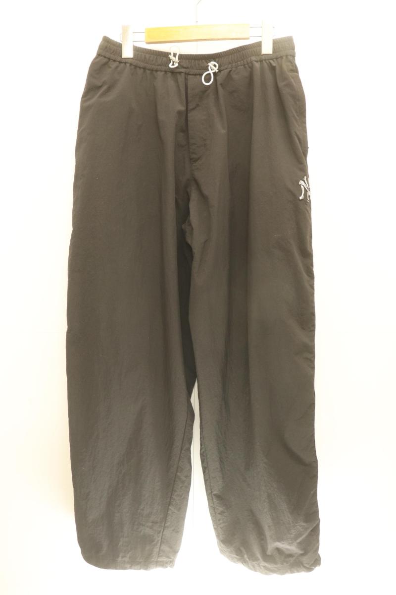 Rakuten - 【中古】 BASICKS メンズジャージパンツ L BORN NY Truck Trouser BASICKS L 黒 ブラック 刺繍