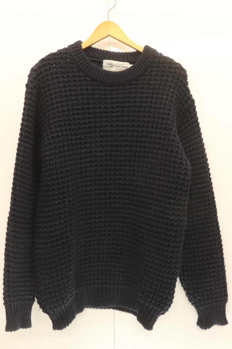 Rakuten - 【中古】 kenny woollen mills メンズニット セーター 40 ニット セーター kenny woollen mills 40 紺 ネイビー 無地