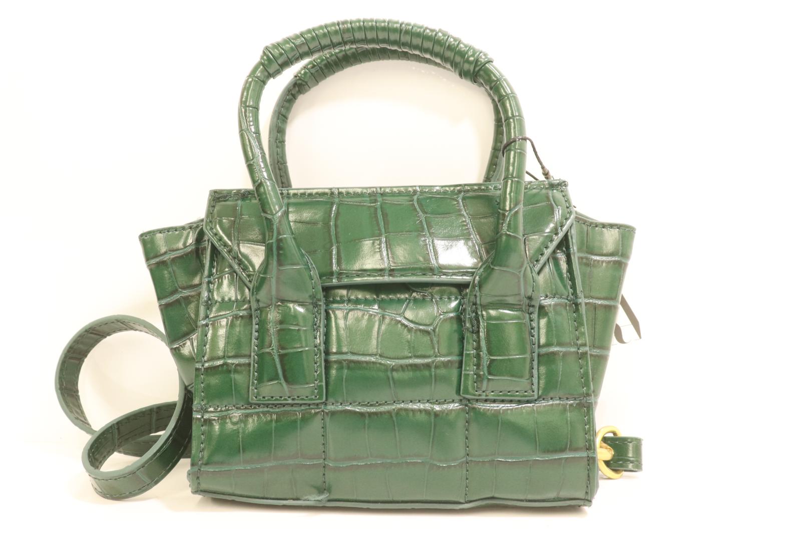 Rakuten - 【中古】 ZARA レディースハンドバッグ -- ハンドバッグ ZARA -- 緑 グリーン 無地