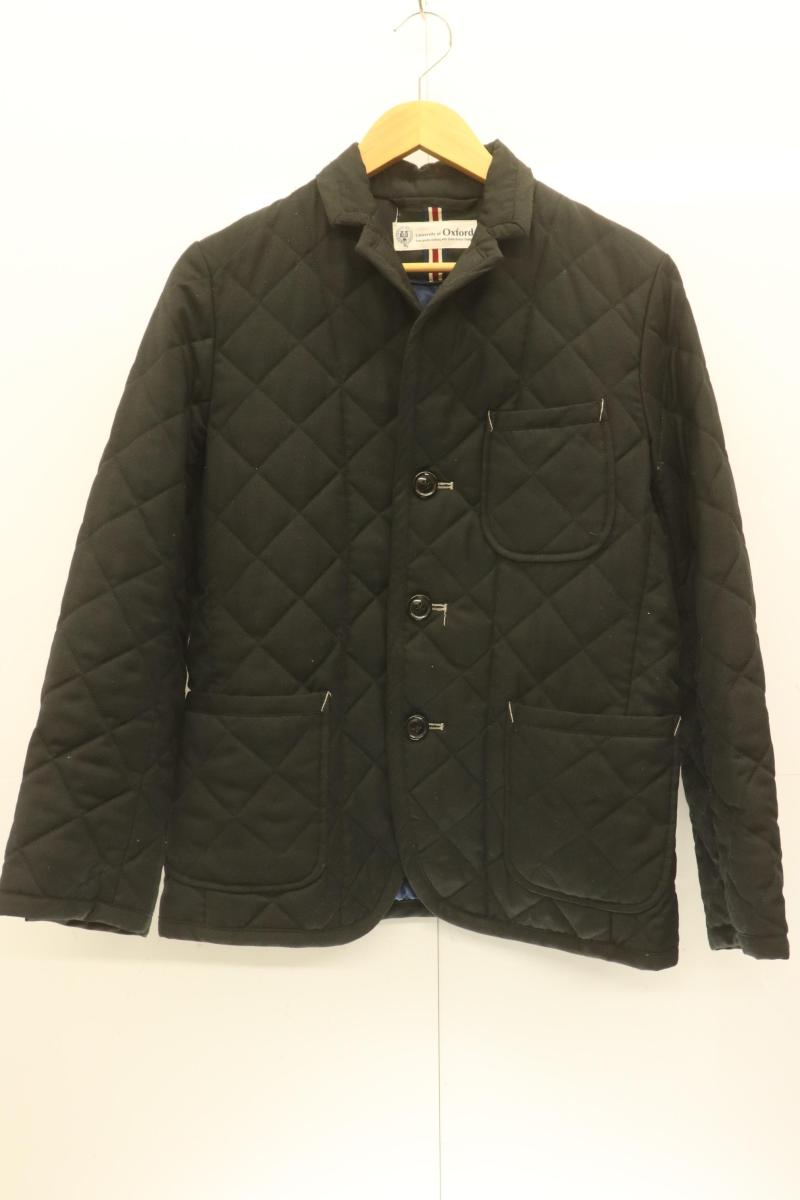 Rakuten - 【中古】 UNIVERSITY OF OXFORD COLLECTION メンズキルティングジャケット M キルティングジャケット UNIVERSITY OF OXFORD M 黒 ブラック