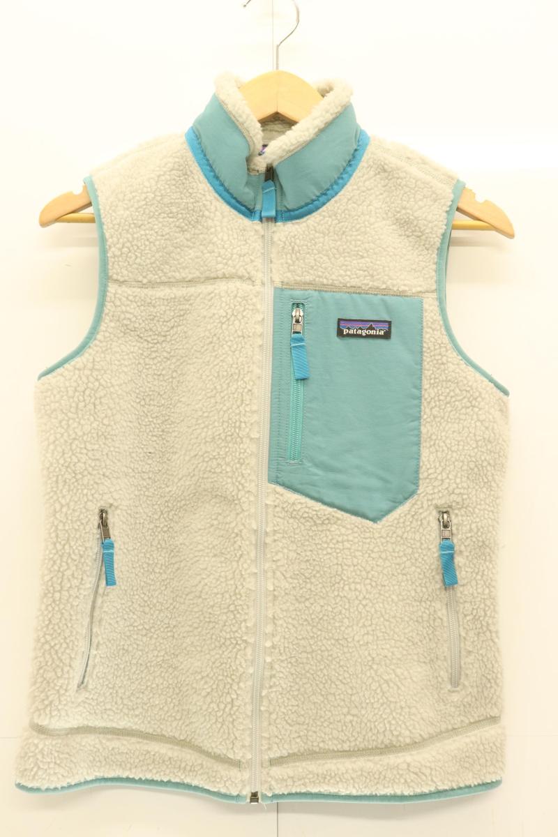 Rakuten - 【中古】 patagonia メンズベスト ジレ S Classic Retro-X Vest patagonia S グレー 灰 水色 アクアブルー