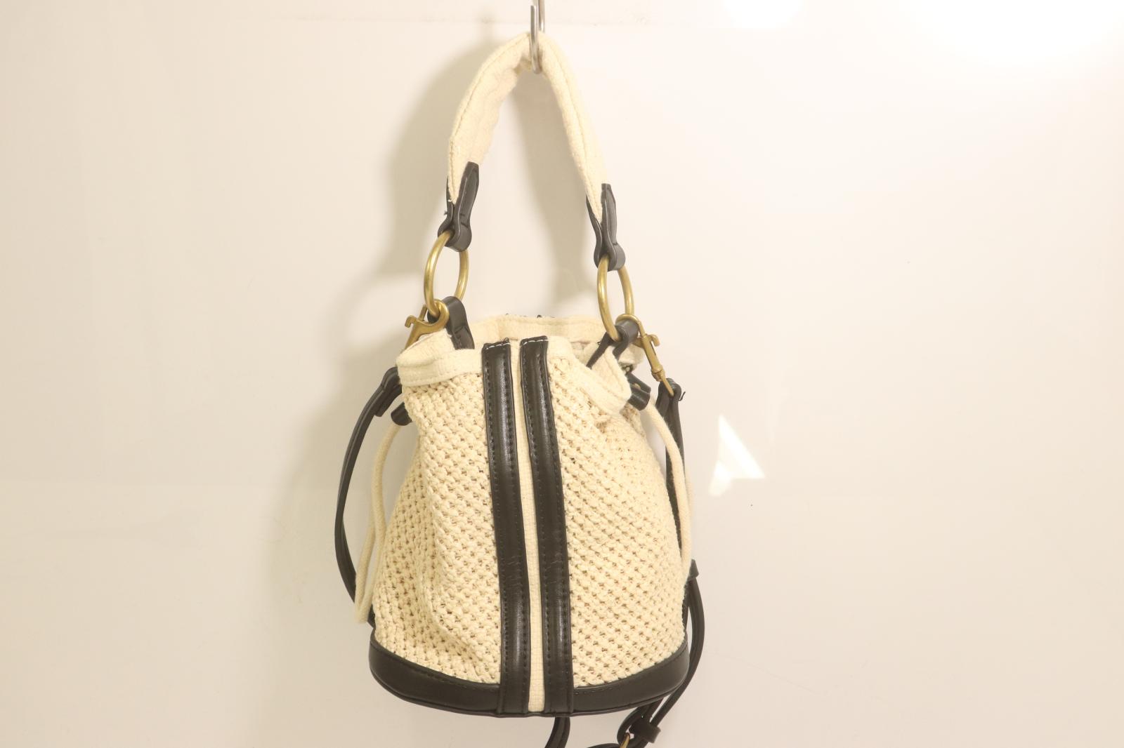 Rakuten - 【中古】 ZARA レディースハンドバッグ -- ハンドバッグ ZARA -- アイボリー 無地