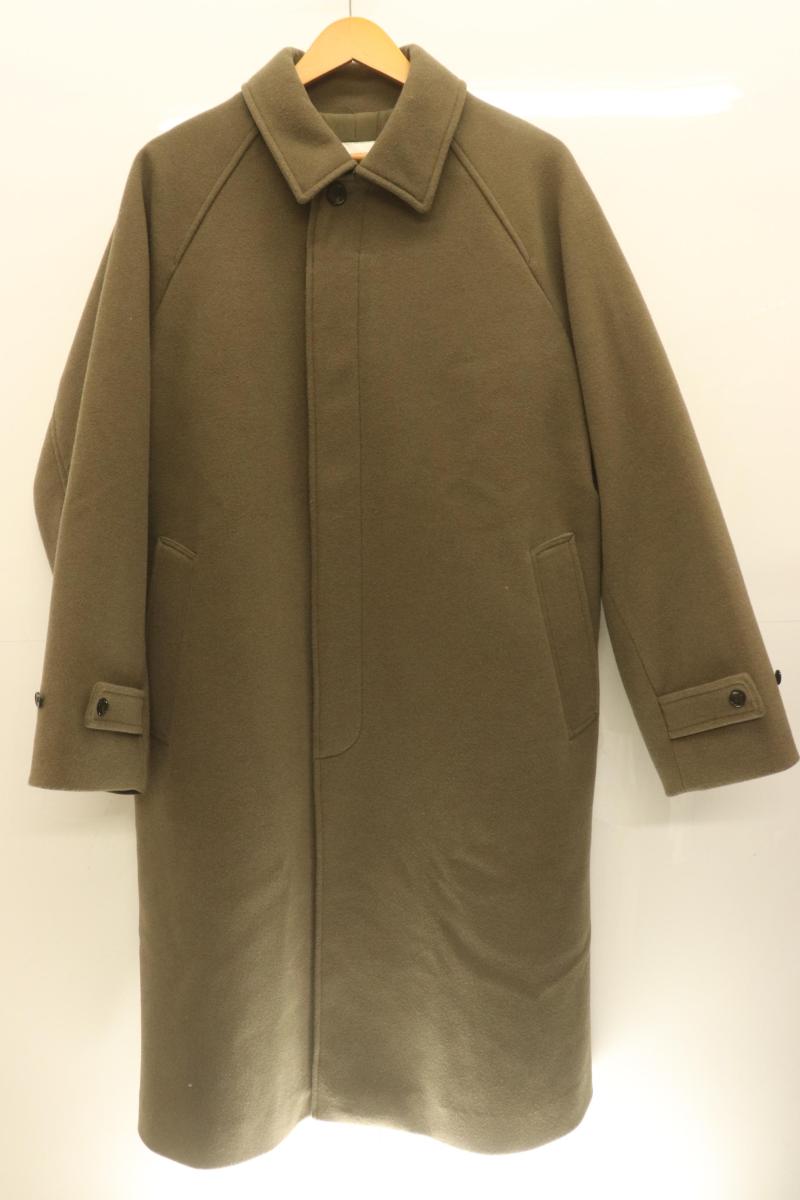 【中古】 URBAN RESEARCH DOORS メンズロングコート M urbanニットメルトン パデット バルマカンコート..