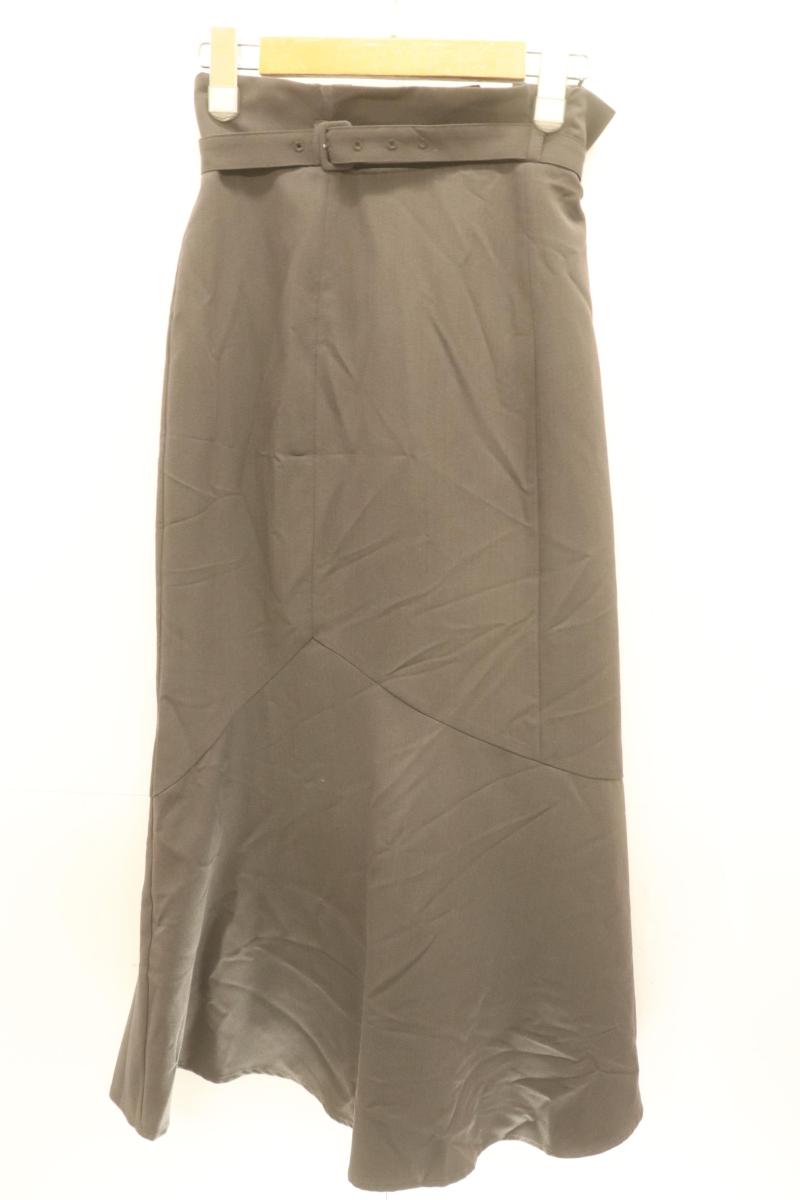 Rakuten - 【中古】 NATURAL BEAUTY BASIC レディースロングスカート M アシメ切替マーメイドスカート NATURAL BEAUTY BASIC M グレー 灰 無地