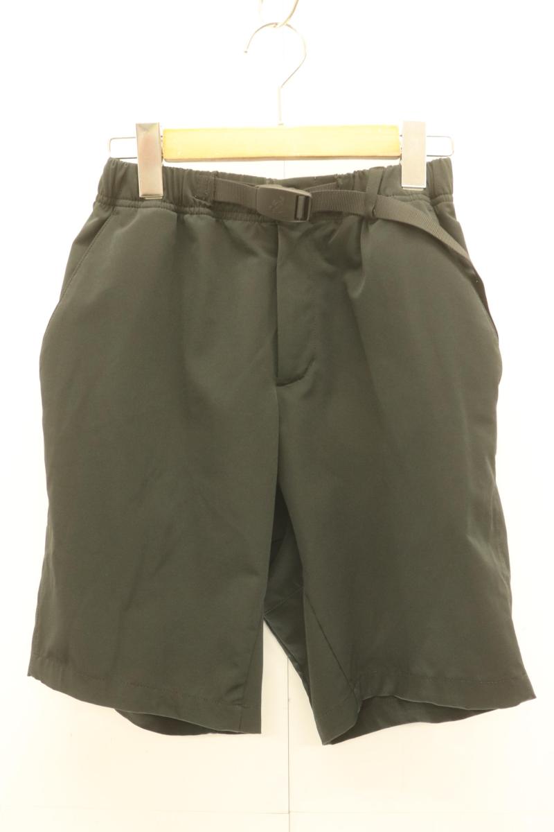 【中古】 GRAMICCI メンズショートパンツ S シェルテックショートパンツ GRAMICCI S 黒 ブラック 無地