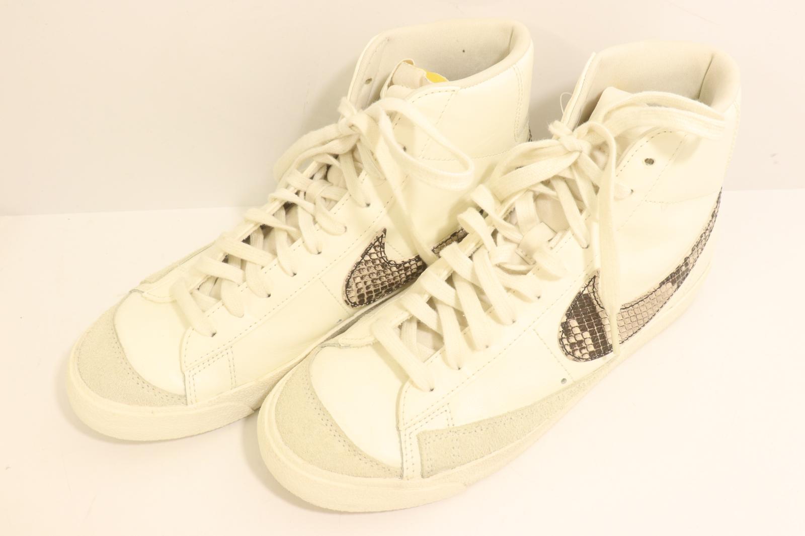 Rakuten - 【中古】 NIKE メンズスニーカー 27.5cm BLAZER MID 77 SNAKE NIKE 27.5cm 白 ホワイト アニマル柄