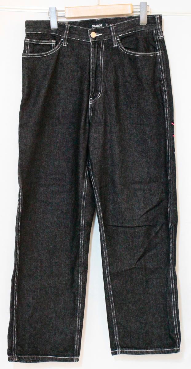 【中古】 X-LARGE メンズデニムパンツ 32 X-LARGE/GOING FOR BROKE PAINTER DENIM PANTS/32/黒 ブラック/デニムパンツ/101232031022