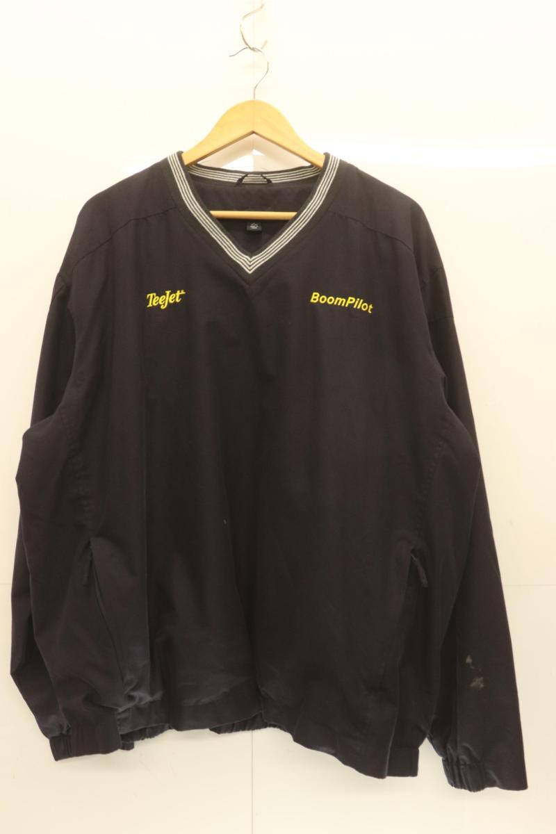 Rakuten - 【中古】 lands end メンズナイロンジャケット XL ナイロン プルオーバー lands end XL 紺 ネイビー 刺繍