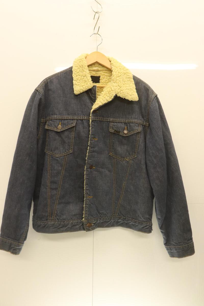 Rakuten - 【中古】 ROEBUCKS メンズデニムジャケット Gジャン XL ランチジャケット ROEBUCKS XL 青 ブルー