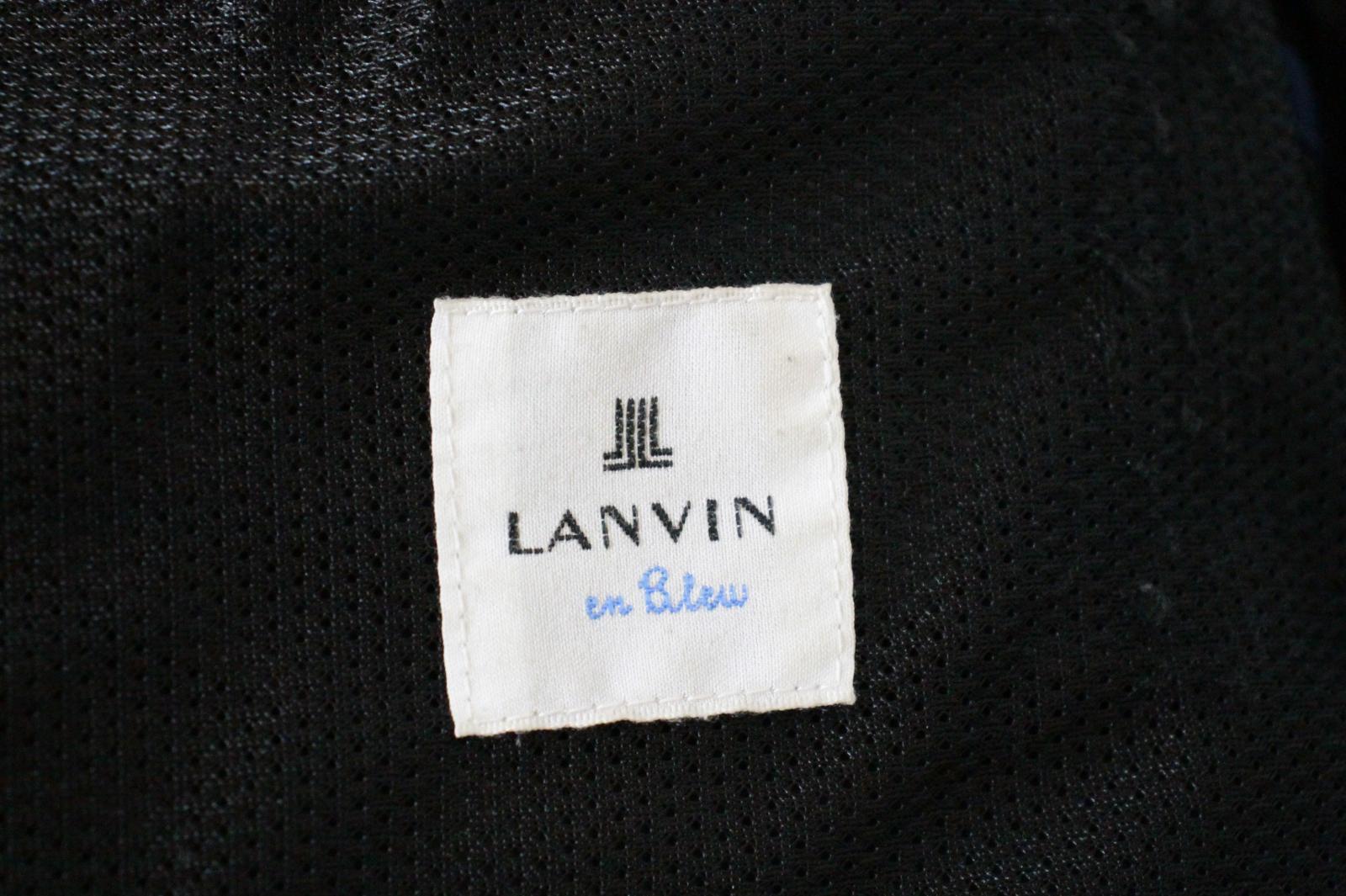 【中古】 LANVIN en Bleu メンズダウンジャケット 46 LANVIN en Bleu/46/黒 ブラック/ダウンジャケット/LB-N6-31558