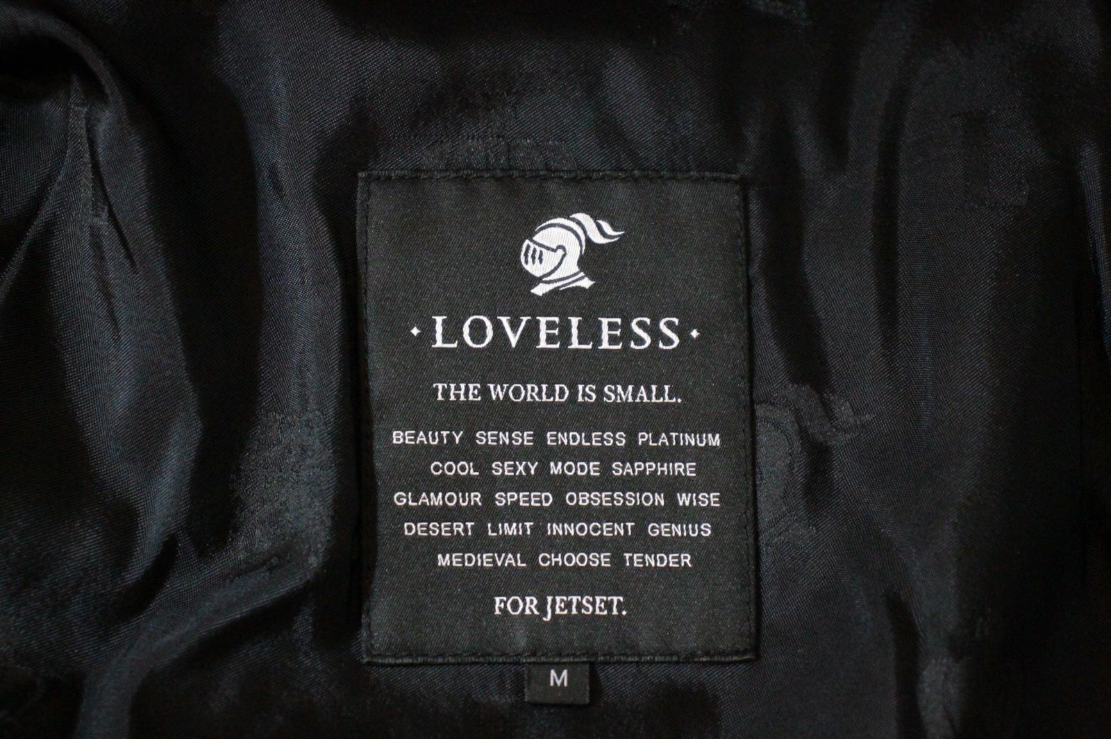 【中古】 LOVELESS メンズダウンジャケット M LOVELESS/M/紺 ネイビー/刺繍/ダウンジャケット/61f60-815-28