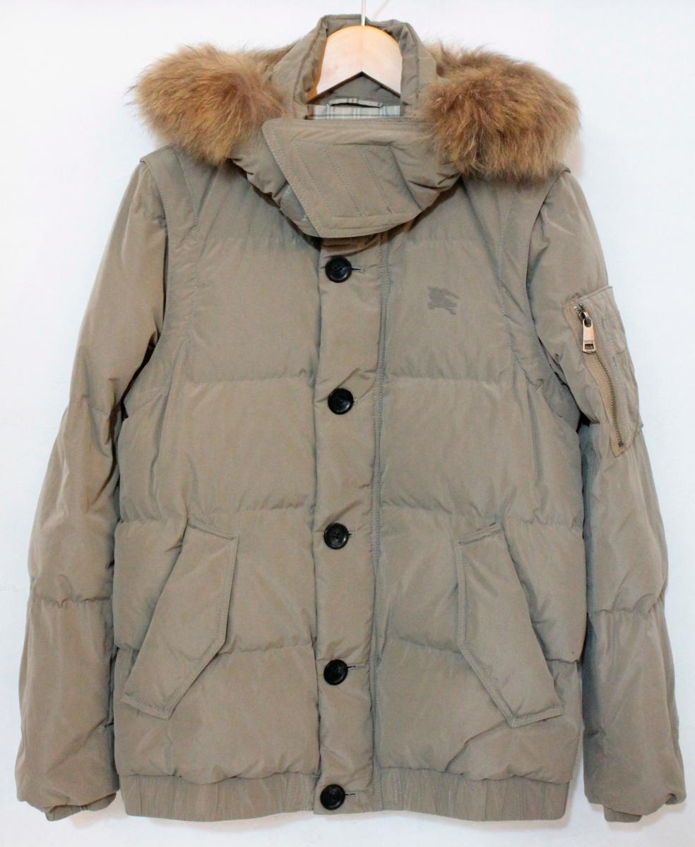 【中古】 BURBERRY BLACK LABEL メンズダウンジャケット M BURBERRY BLACK LABEL/4...