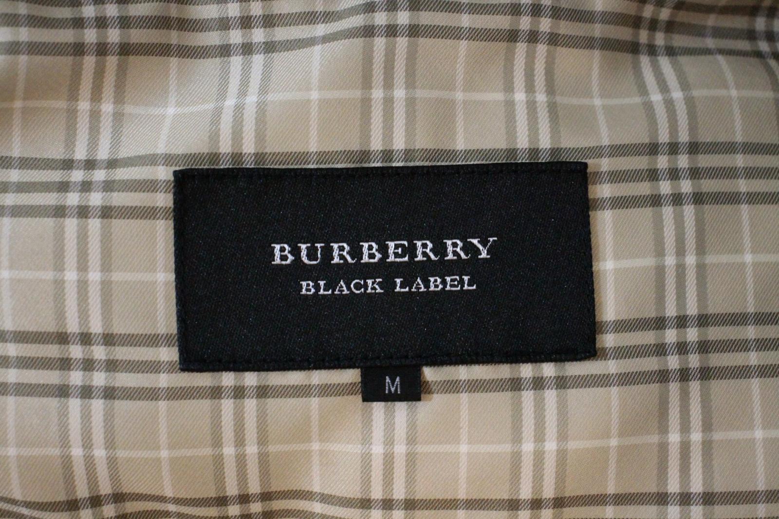 【中古】 BURBERRY BLACK LABEL メンズダウンジャケット M BURBERRY BLACK LABEL/4WAY/ダウンジャケット/M/ベージュ 肌色/チェック/ファー/D1F21-220-44