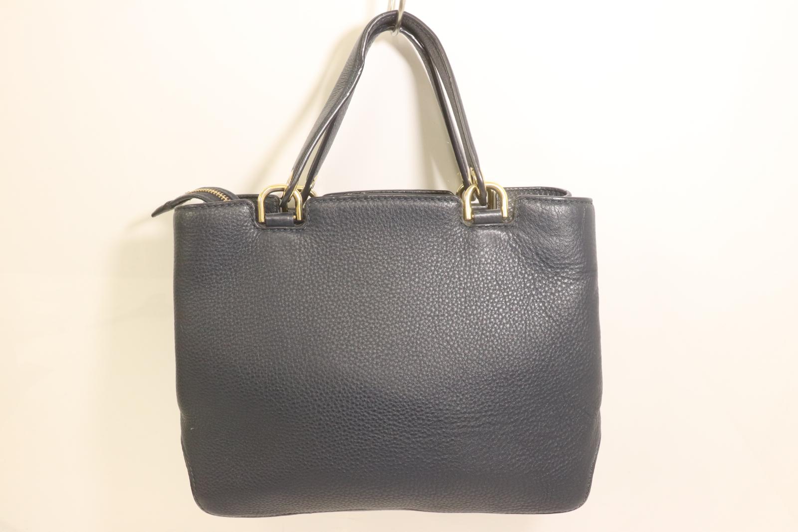 Rakuten - 【中古】 Michael Kors レディースハンドバッグ -- ハンドバッグ Michael Kors -- 紺 ネイビー 無地