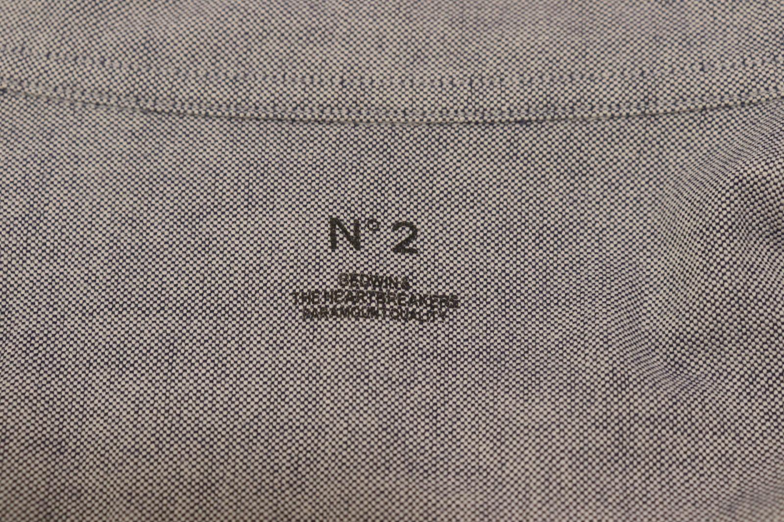 【中古】 BEDWIN メンズ長袖シャツ -- 長袖シャツ BEDWIN -- インディゴブルー 藍 無地