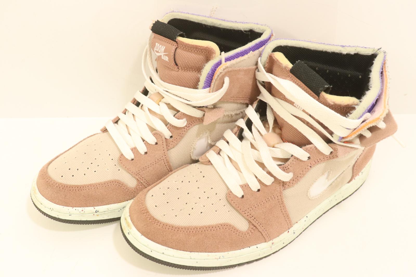 Shoes - 【中古】 NIKE メンズスニーカー 27 AIR JORDAN 1 ZOOM AIR CMFT NIKE 27 ピンク 桃 ロゴ