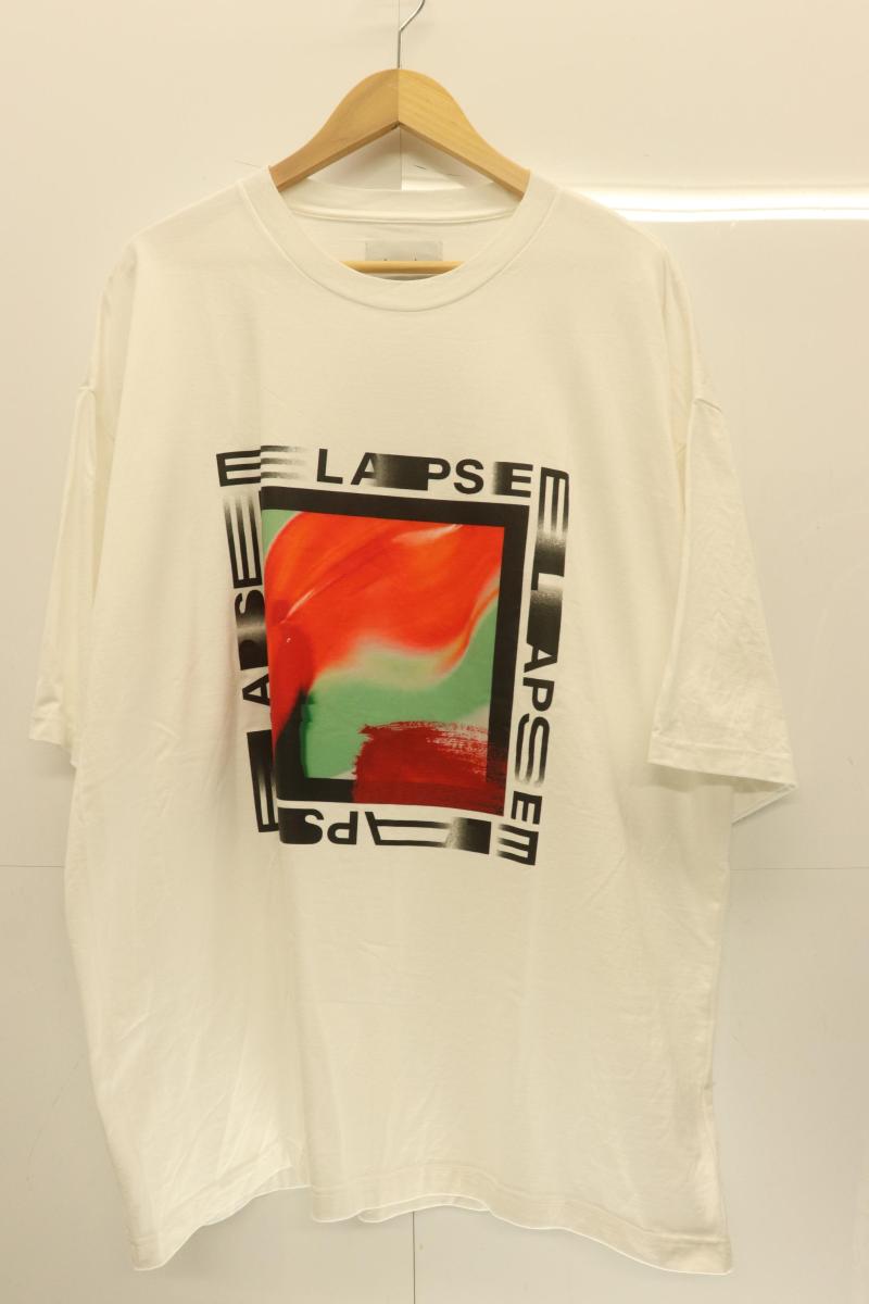 Rakuten - 【中古】 Iroquois メンズTシャツ 2 ELAPSE BIG-T Iroquois 2 白 ホワイト マルチカラー プリント