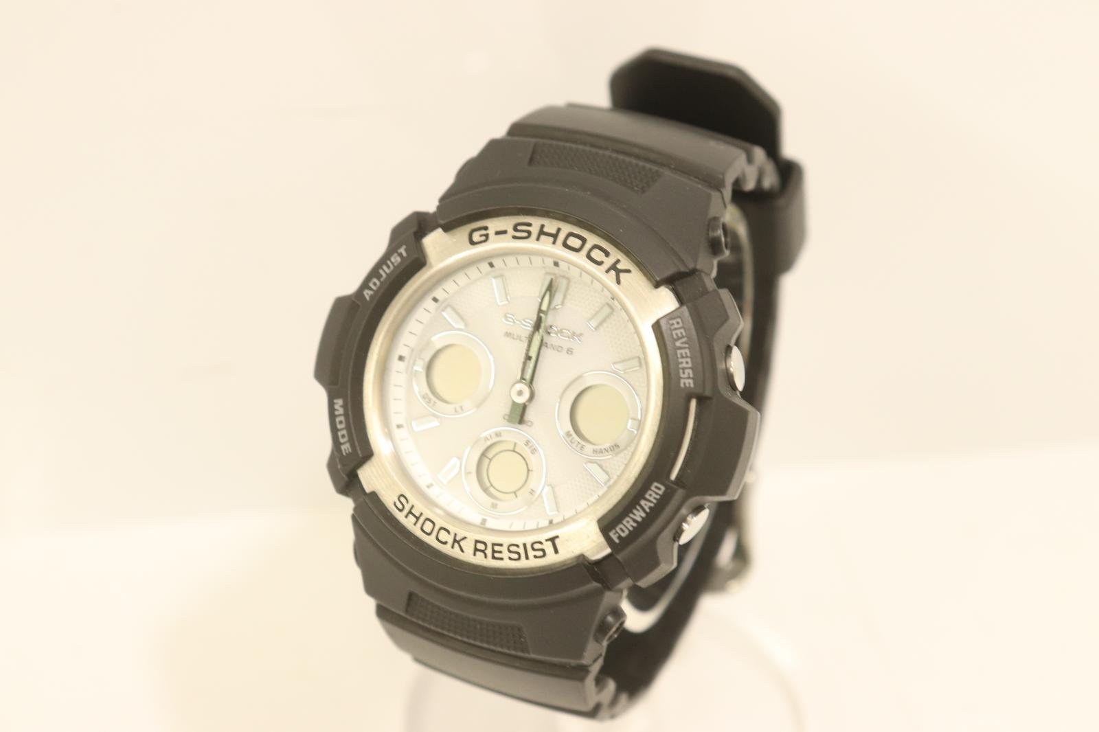Rakuten - 【中古】 CASIO メンズ腕時計 -- G-SOCK CASIO -- 黒 ブラック ロゴ AWG-M100S-7AJF