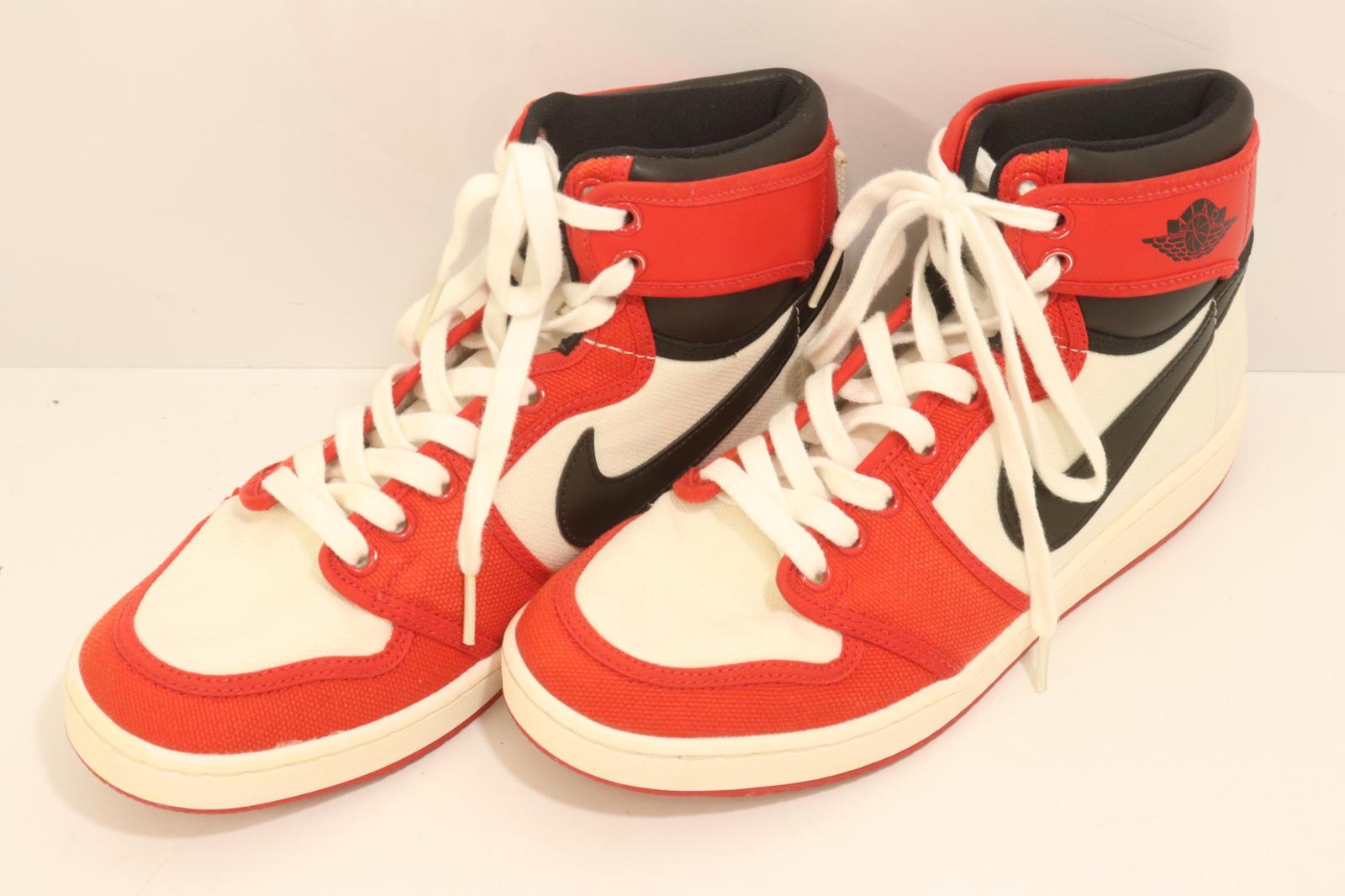 Rakuten - 【中古】 NIKE メンズスニーカー 26.5cm AIR JORDAN 1 KO NIKE 26.5cm 白 ホワイト 赤 レッド
