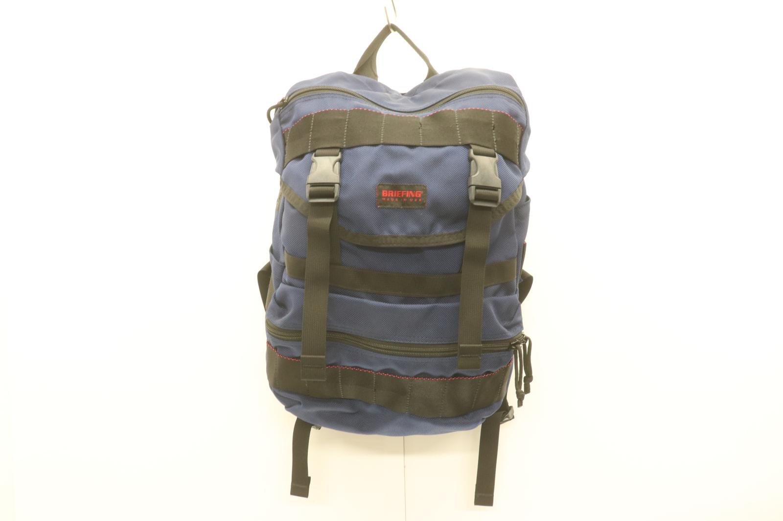 Rakuten - 【中古】 BRIEFING メンズリュック バックパック -- NEO FLAP PACK MW BRIEFING -- 青 ブルー ロゴ