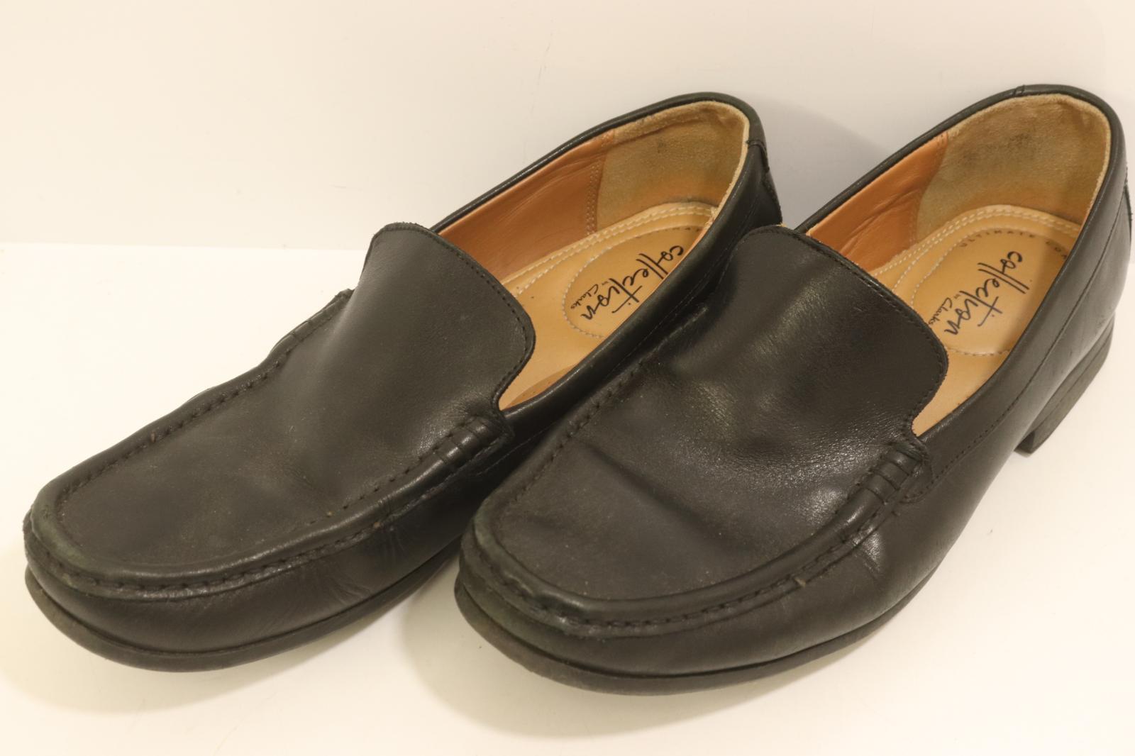 樂天商城 - 【中古】 clarks メンズレザーシューズ 25.5cm Claude Plain clarks 25.5cm 黒 ブラック 無地