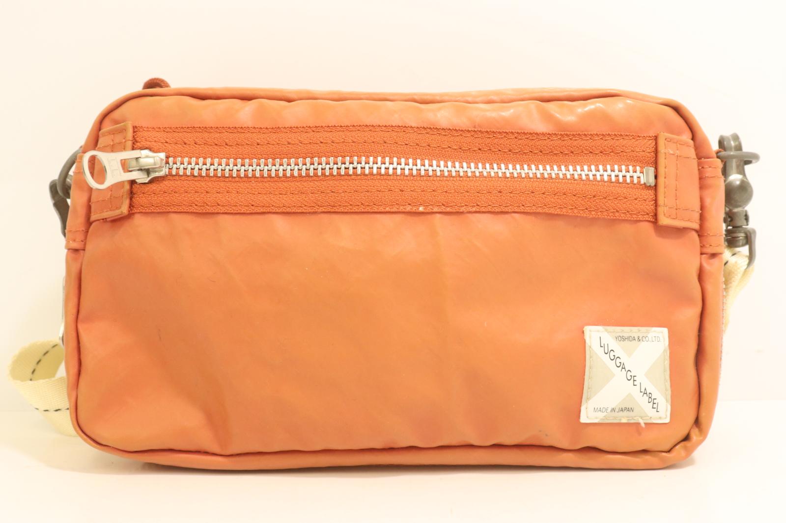 C, D, T, R, W - 【中古】 LUGGAGE LABEL メンズショルダーバッグ -- LINER NEO ショルダーバッグ LUGGAGE LABEL -- オレンジ 橙