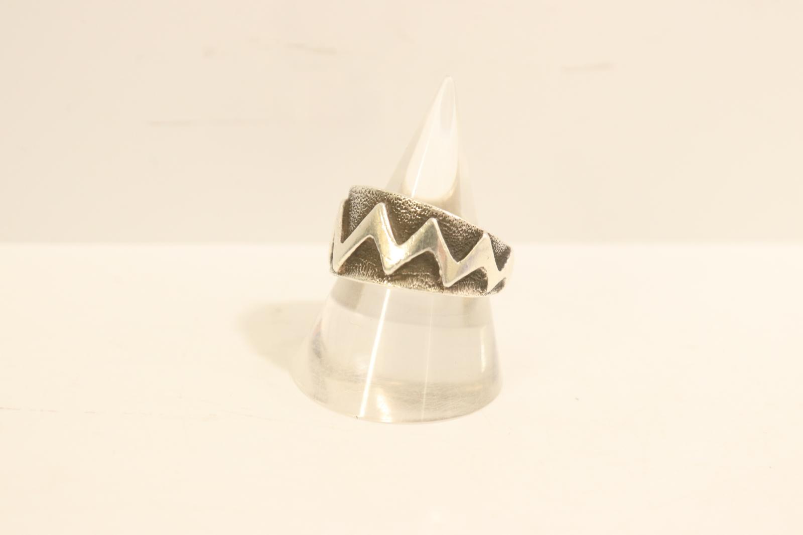 Other , Materials - 【中古】 ERNEST RANGEL メンズリング 指輪 14号 リング ERNEST RANGEL 14号 銀 シルバー 無地 indian jewelry