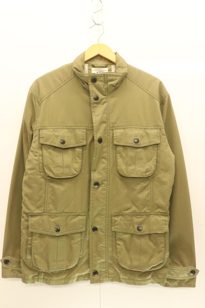Rakuten - 【中古】 Barbour メンズブルゾン M WASHED TWILL UTILITY Barbour M カーキ