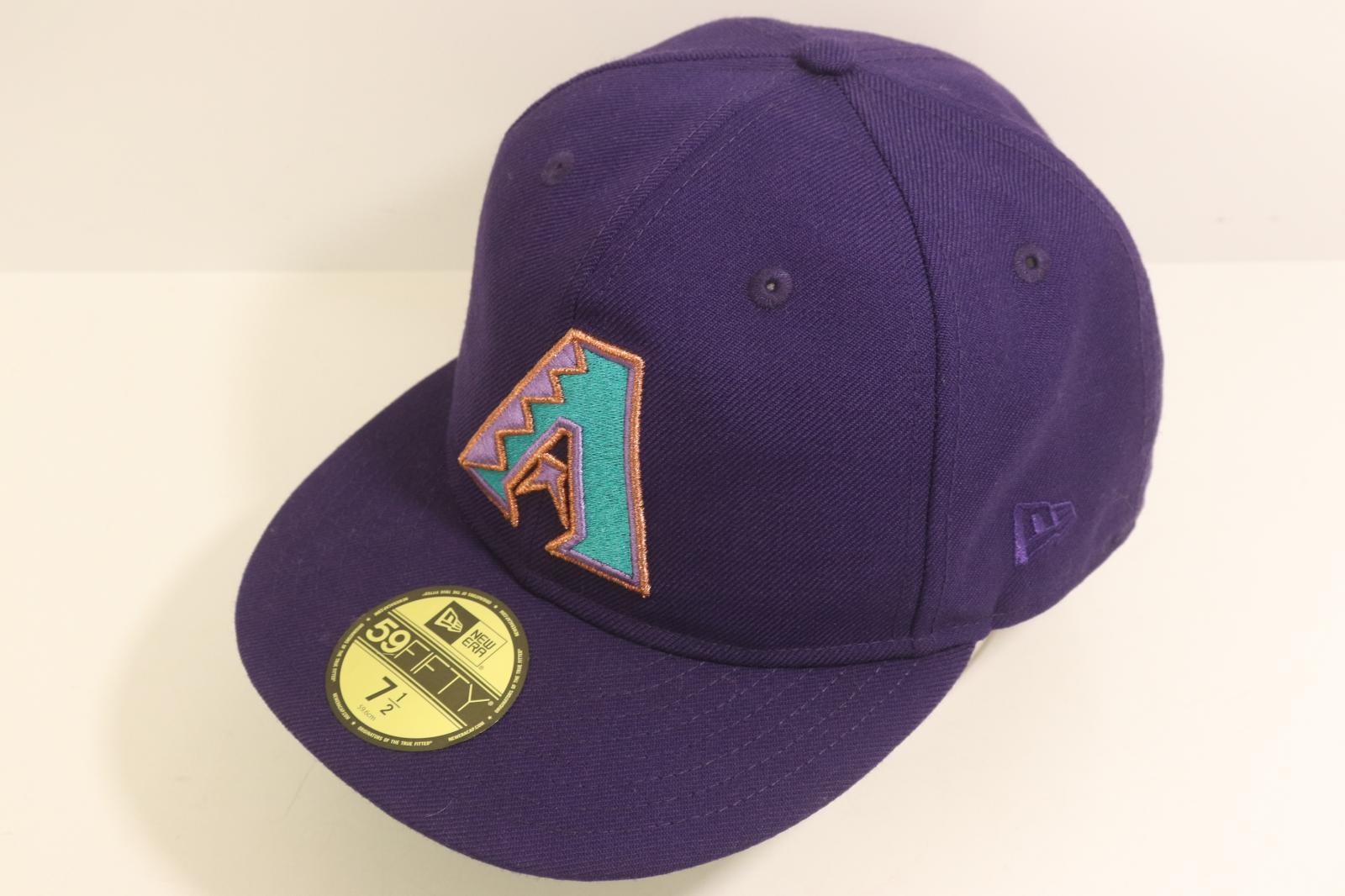 Rakuten - 【中古】 NEW ERA メンズキャップ -- 59FIFTY ARIZONA DIAMONDBACKS キャップ NEW ERA 59.6cm 紫 パープル