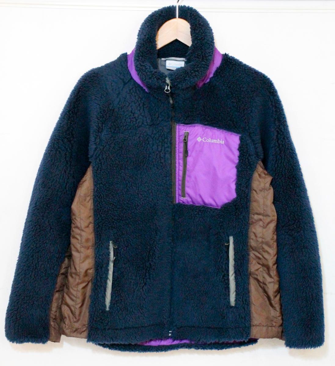 Rakuten - 【中古】 Columbia レディースフリースジャケット L Columbia/アーチャーリッジ ウィメンズジャケット/フリースジャケット/L/紺 ネイビー/PL3148