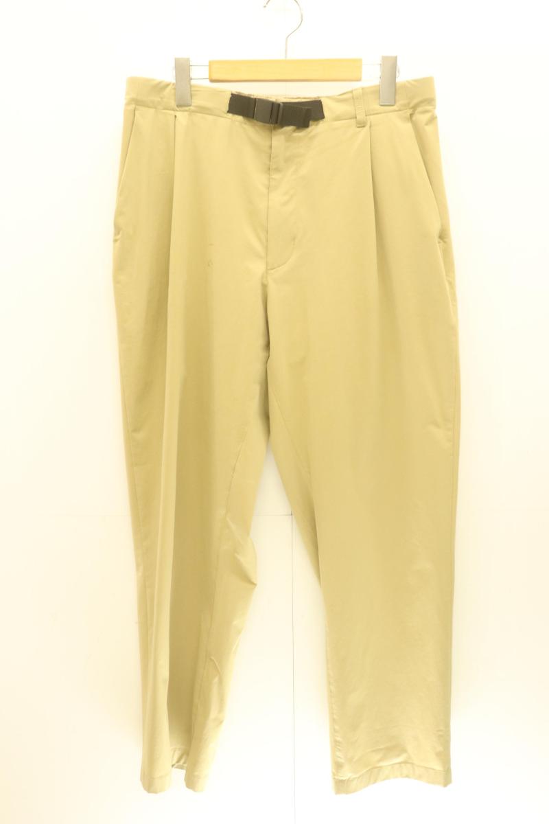 Rakuten - 【中古】 GOLDWIN メンズクライミングパンツ L One Tuck Tapered Stretch Pants GOLDWIN L ベージュ 肌色 無地