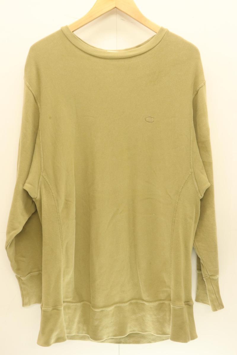 Rakuten - 【中古】 CHAMPION メンズスウェット M REVERSE WEAVE CREW NECK SWEATSHIRT CHAMPION M 緑 グリーン 刺繍