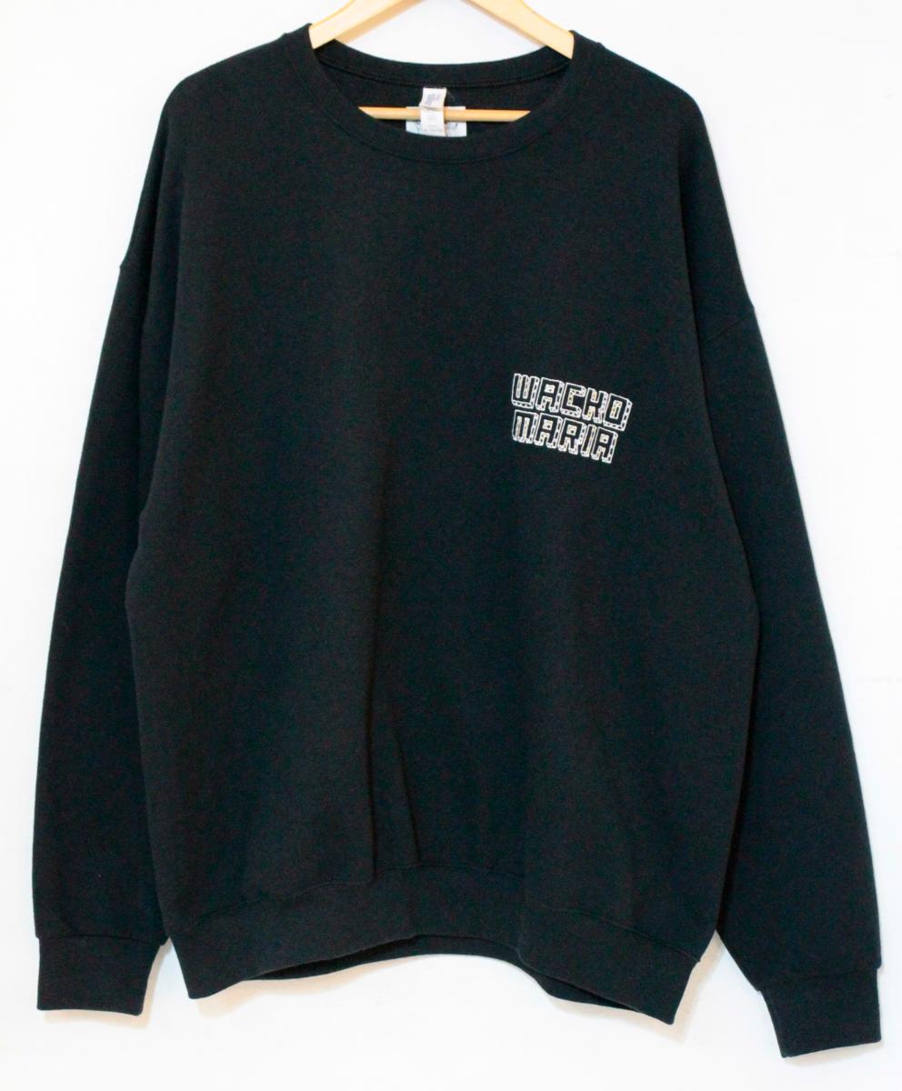Sweat - 【中古】 WACKO MARIA メンズスウェット XL WACKO MARIA/世界平和プロジェクト/SWEAT SHIRT/スウェット/XL/黒 ブラック/プリント/23FW-WMC-SS14