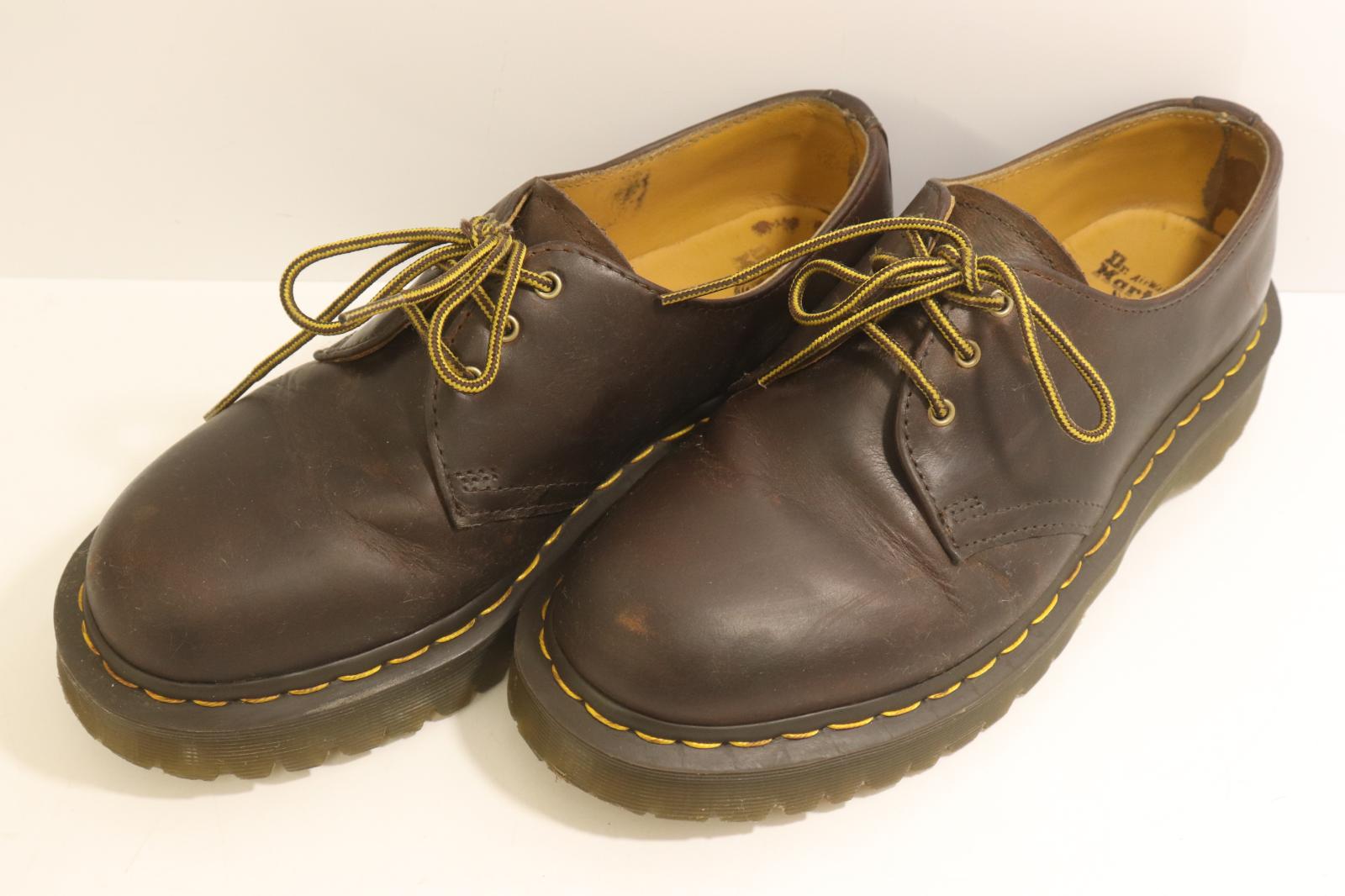 Dr. Martens ドクターマーチン　CARL カール　ブラウン　革靴 ドクターマーチン イングランド製 茶色 ブラウン レザーシューズ 靴