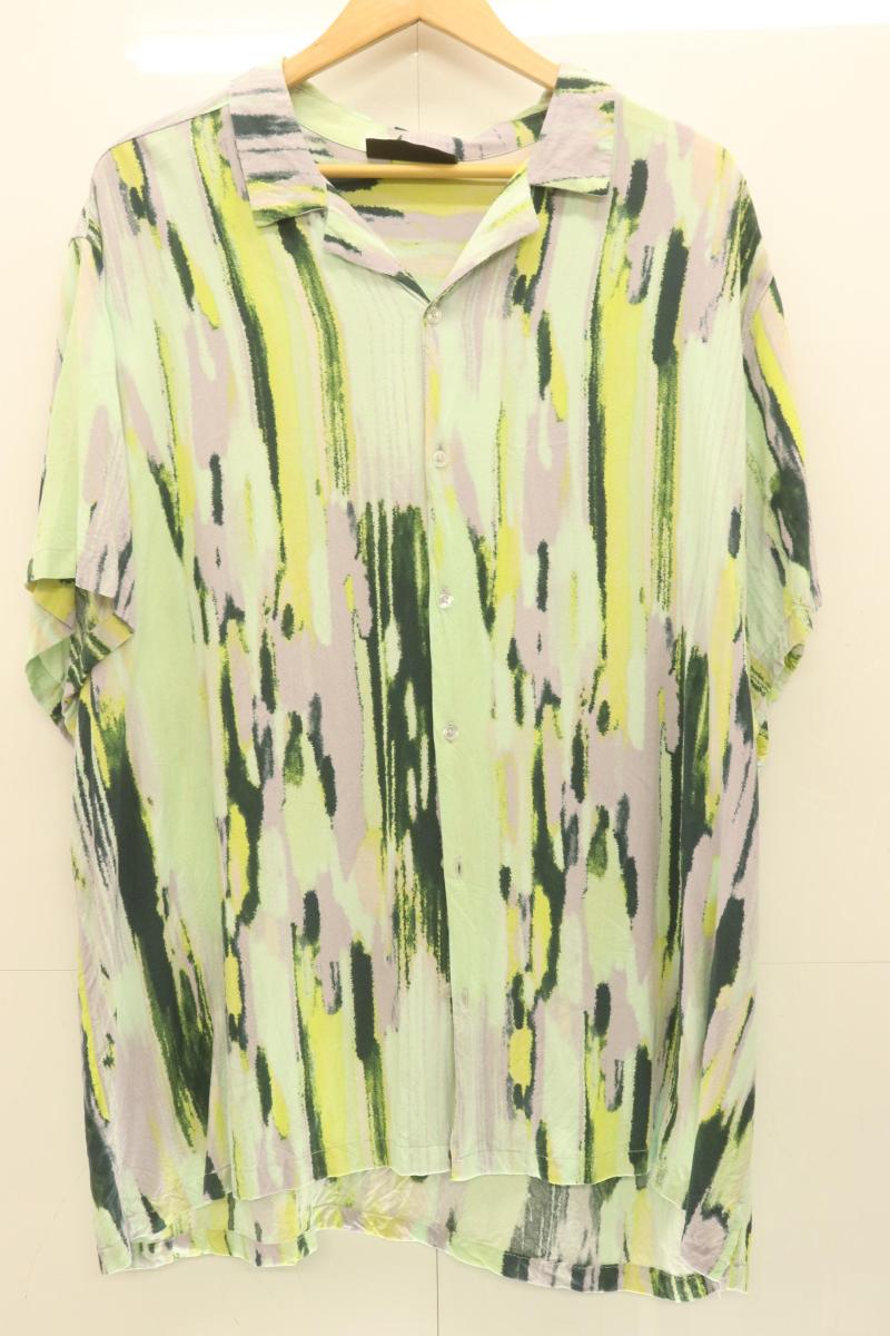 Rakuten - 【中古】 NO BOUNDARIES メンズ半袖シャツ XXXL レーヨンシャツ NO BOUNDARIES XXXL 緑 グリーン