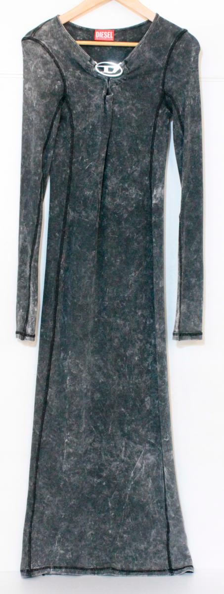 Rakuten - 【中古】 DIESEL レディースワンピース S DIESEL/D-CRITIC/ワンピース/S/グレー 灰/A12068